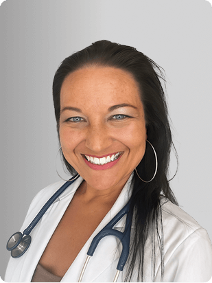 Kate Skypek, APRN, FNP-C, Nurse Practitioner at Fem Excel, smiling in black medical uniform.