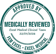 Teal seal: Medically Reviewed by Excel Medical Clinical Team on 22/01/2026.