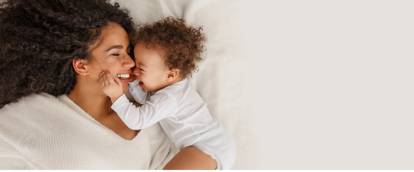 Woman with young child. PCOS and Fertility hero image