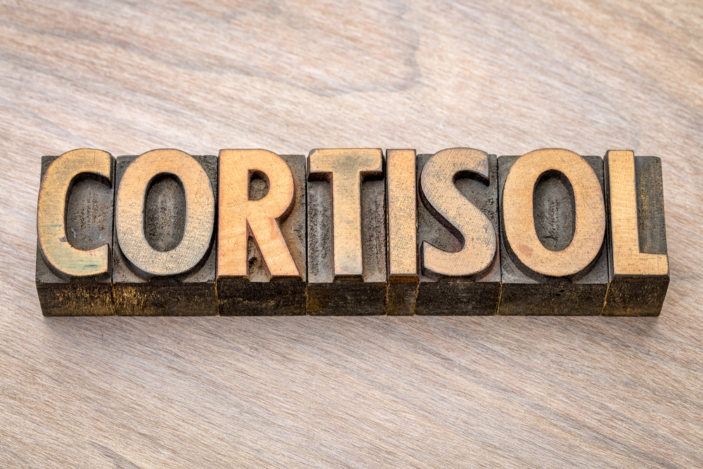 cortisol-word-abstract-in-vintage-letterpress-on-wood-type